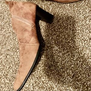 Ankle booties with heel